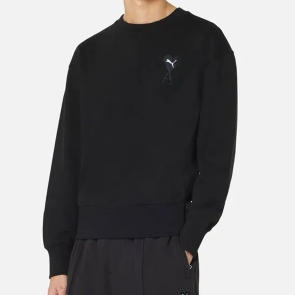 AMI Alexandre Mattiussi x PUMA Heart Logo Crew Neck Trainer Sweatshirt | Sz L